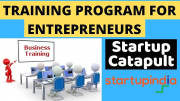 Training program for Entrepreneurs in India|Entrepreneurship Development Program|Startup India|Hindi
