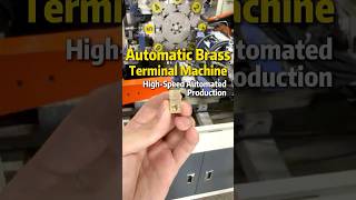 Brass Terminal Machine | High-Speed Automated Production #factory #drilling #brassterminal
