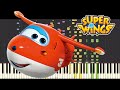 IMPOSSIBLE REMIX - Super Wings Theme Song - Piano Cover