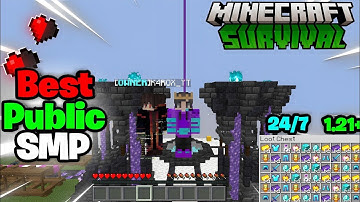 💦 New Best Public Survival Smp Server For Minecraft 💥 | Java/Pe/Pojav | 24/7 Online | Free 💖
