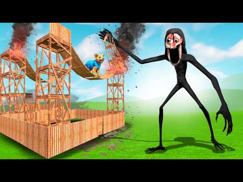 Can I HEARD IT TOO MONSTER break into my FORT?! (Garry's Mod Sandbox)