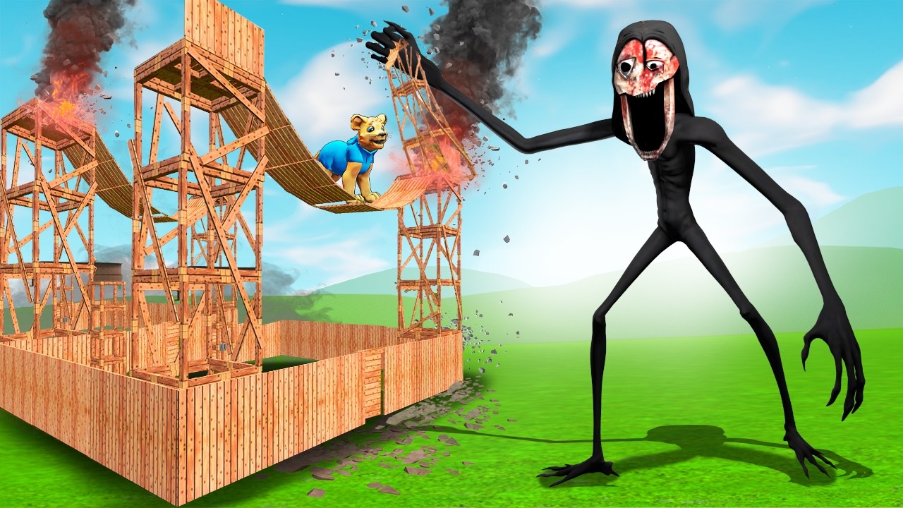 Can I HEARD IT TOO MONSTER break into my FORT?! (Garry's Mod Sandbox)