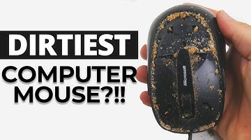 Deep Cleaning The DIRTIEST Computer Mouse Ever!