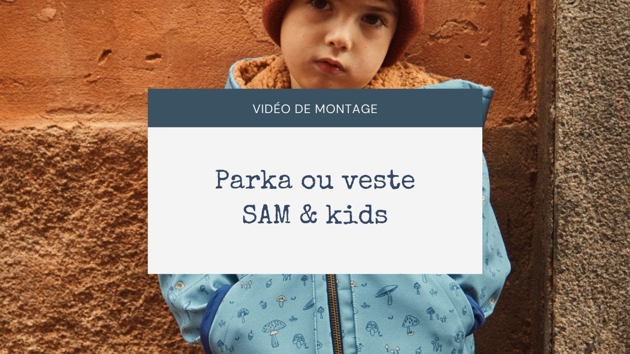 Patron parka, veste et manteau enfant SAM KIDS PDF – ikatee