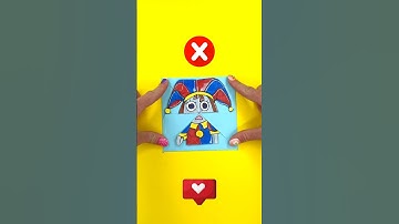 Try to Solve Amazing Paper Craft Puzzle with Pomni by Digital Circus 🎪 #digitalcircus #tadc #pomni