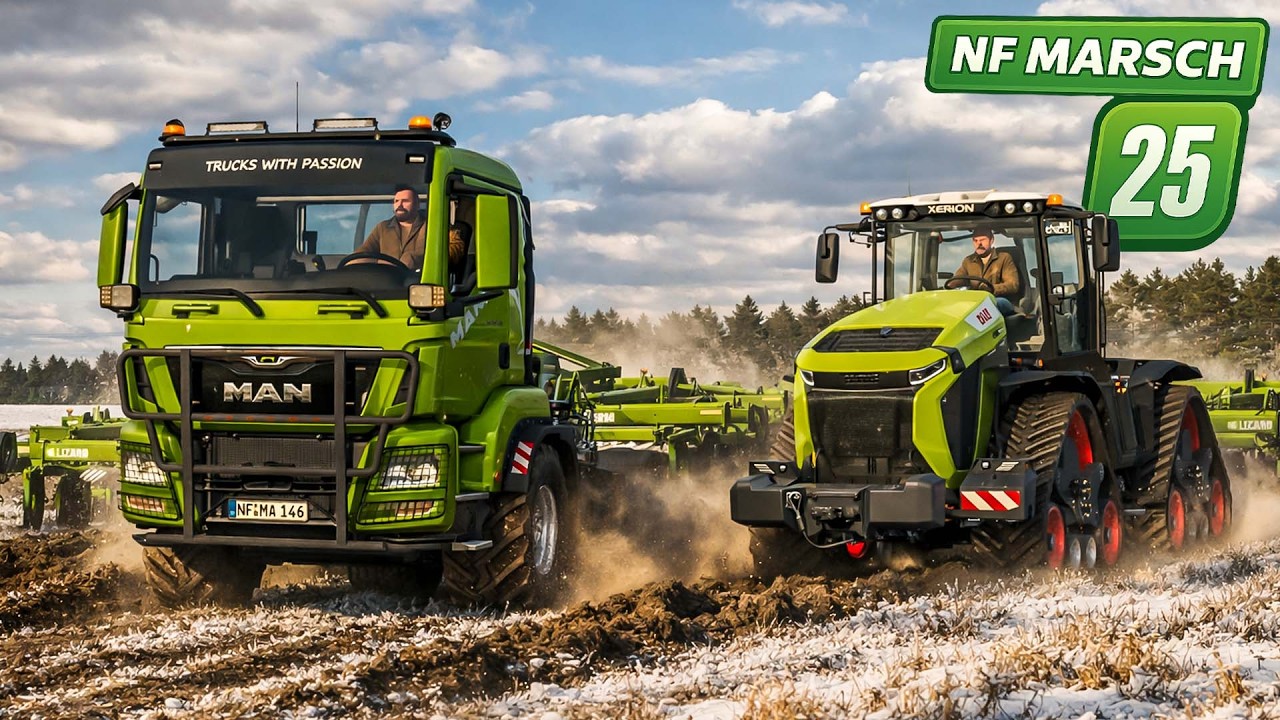 Über 50 Meter Arbeitsbreite?! 😳 Unsere stärksten Maschinen bisher | NF Marsch #99 | LS25