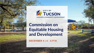 Commission on Equitable Housing & Development December 2025