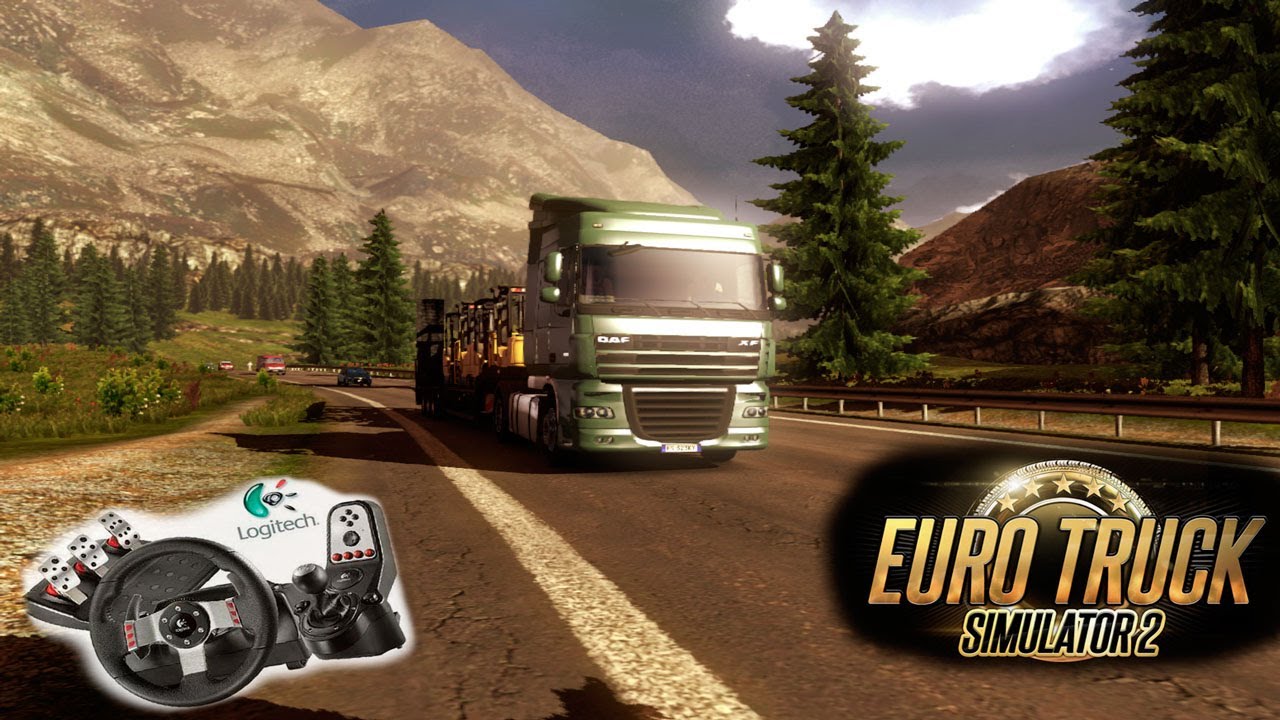 Euro Truck 2   Trecho de Serra com Logitech G27