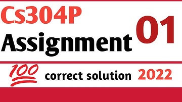 Cs304P Assignment solution fall 2022| Cs304P Assignment 1 solution fall 2022 #cs304 #InformativeVu