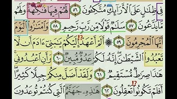 النصف الاول من صفحة 444 من سورة يس الايات من 55:64 مكررة بصوت الشيخ محمود الحصري