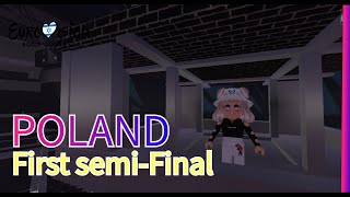 LUNA - The Tower (LIVE) | Poland 🇵🇱 | First Semi-Final | Roblox Eurovision 2024