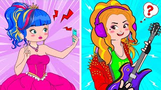 SOFT GIRL Vs E-GIRL! Girls Battle! Funny story | Poor Princess Life Animation screenshot 4