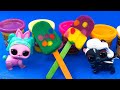 Satisfying video | How to Make Strawberry Ice Cream Cutting Play doh Asmr #satisfying #asmr