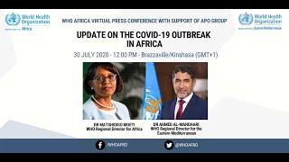 Press Briefing: Updates on COVID-19 in Africa - July 30