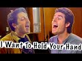 I want to hold your hand  vocal cover  isolated