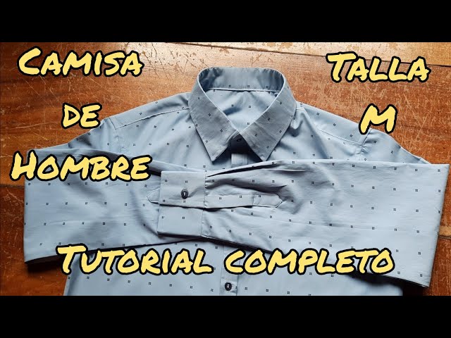 👔 Camisa de Caballero de Manga Corta 👔 PATRÓN PASO A PASO 👔SUPER FÁCIL  DE HACER 😁👍 