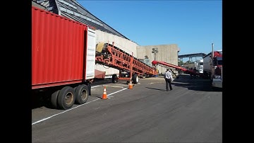 Telescopic Conveyor Loading 40ft Containers