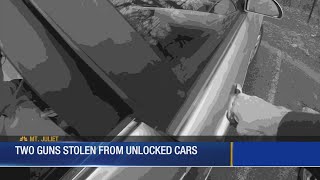 Two Guns Stolen From Unlocked Cars In Mt. Juliet