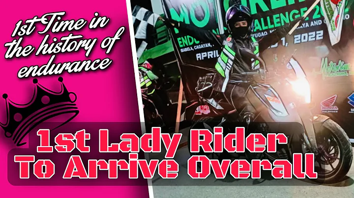 1ST LADY RIDER TO ARRIVE OVER ALL !! - MOTORLINE E...