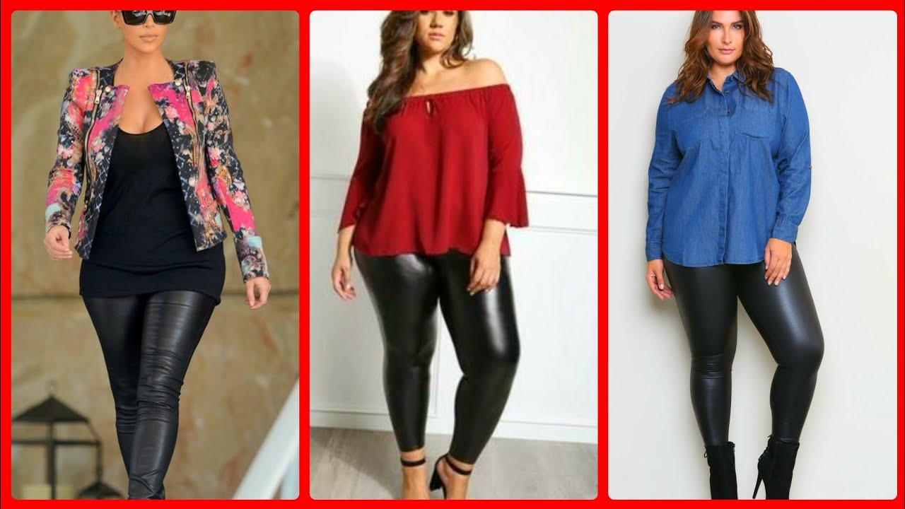 Plus Size Faux Leather Leggings Outfit Ideas – Part 2  Outfits with  leggings, Plus size legging outfits, Plus size faux leather leggings outfit