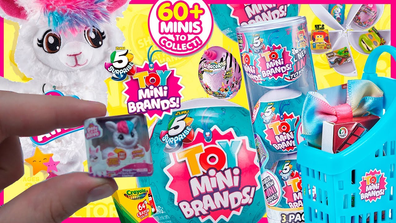 Zuru 5 Surprise TOY MINI BRANDS! Los juguetes mas pequeños del mundo 5 surprise de Zuru YouTube