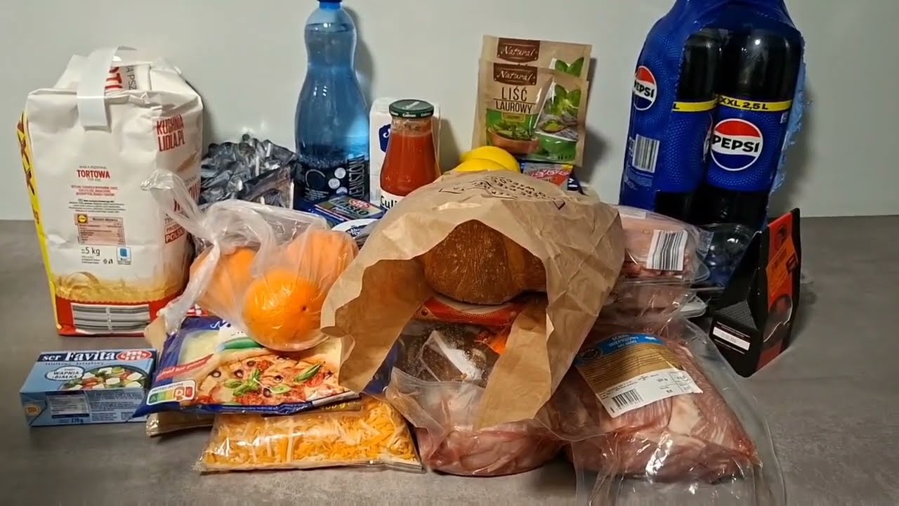 Обзор цен на продукты в Польше. Распаковка закупки. Lidl 