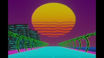 Synthetic Sunset - Blender Animation