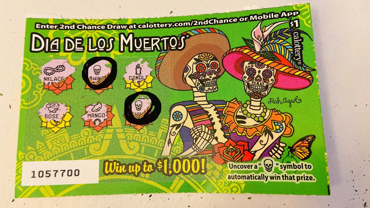 AWESOME WINNER ON $1 DIA DE LOS MUERTOS CALIFORNIA LOTTERY SCRATCHERS SCRATCH OFF - YouTube