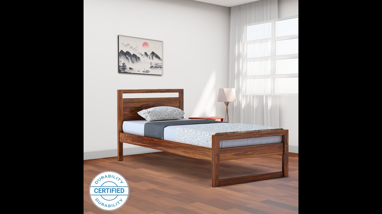 Simple Single Bed Designs In Wood