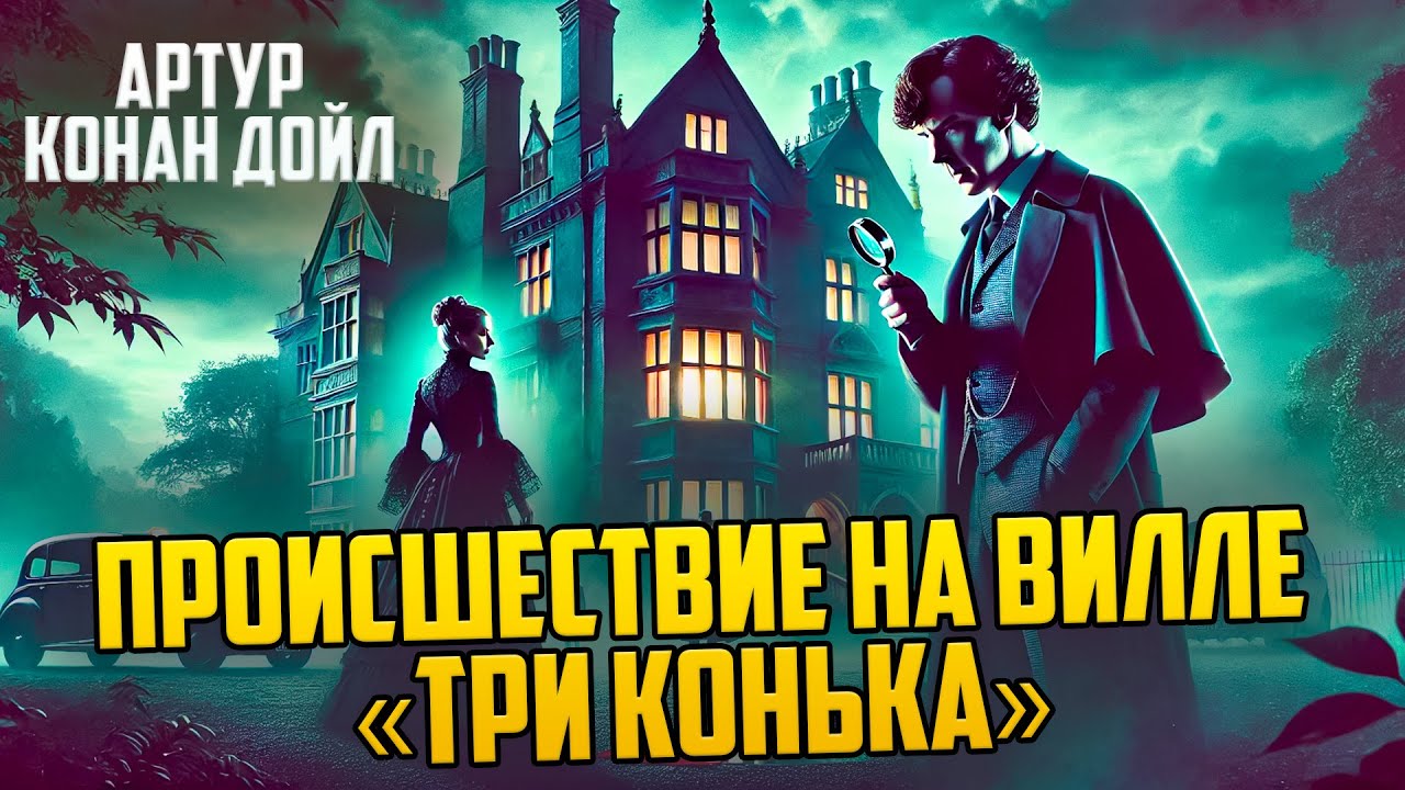 Артур Конан Дойл - ПРОИСШЕСТВИЕ НА ВИЛЛЕ ТРИ КОНЬКА | Аудиокнига (Рассказ) | Звуки Книги