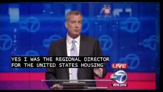 New York City Mayoral Debate (Pt 2) - Bill de Blasio vs Joe Lhota Debate 2013