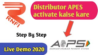 RNFI | Relipay distributor retailer Ko AEPS activate kaise kare | Step By Step | RNFI AEPS activate