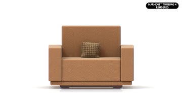Marmoset ToolBag 4 Modern Boxy Sofa Rendering Tutorial