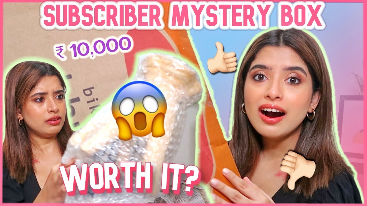 Paid My SUBSCRIBER ₹10,000 for a BIRTHDAY Mystery Box! Worth IT? | Anindita Chakravarty