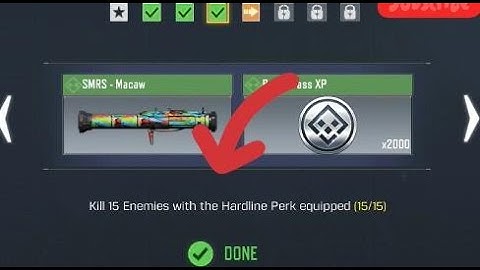 Call Of Duty Mobile Kill 15 Enemies with the Hardline Perk equipped