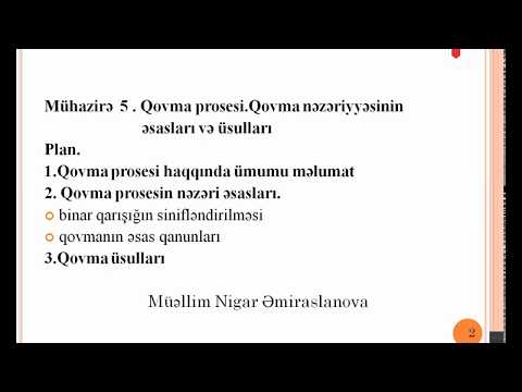 Video: Distillasiya zamanı yığılan təmiz maye adlanır?