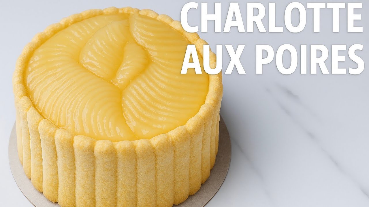 RECETTE DE LA CHARLOTTE AUX POIRES - CAP pâtisserie