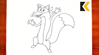 How To Draw Swiper | Draw Dora The Explorer Characters Easily