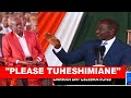 Listen to what Ruto told DP Gachagua face to face in Bungoma infront of all governors and Kenyans!