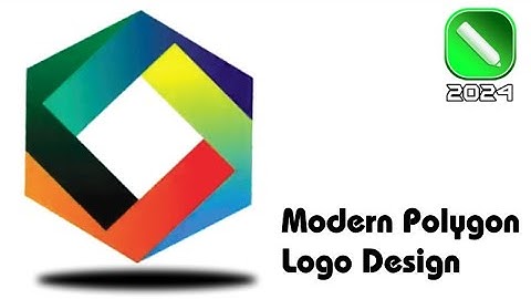 How to create Modern Polygon Logo Design In CorelDraw🔥Logo Design Tutorial