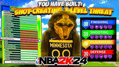 THIS ISO BUILD is BREAKING NBA2K24! 6’8 DEMIGOD BUILD in NBA2K24! BEST BUILD 2K24!