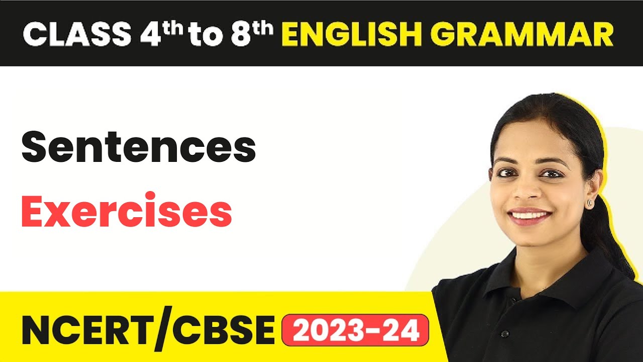 Sentences Exercises For Class 7 English Grammar Class 7 YouTube