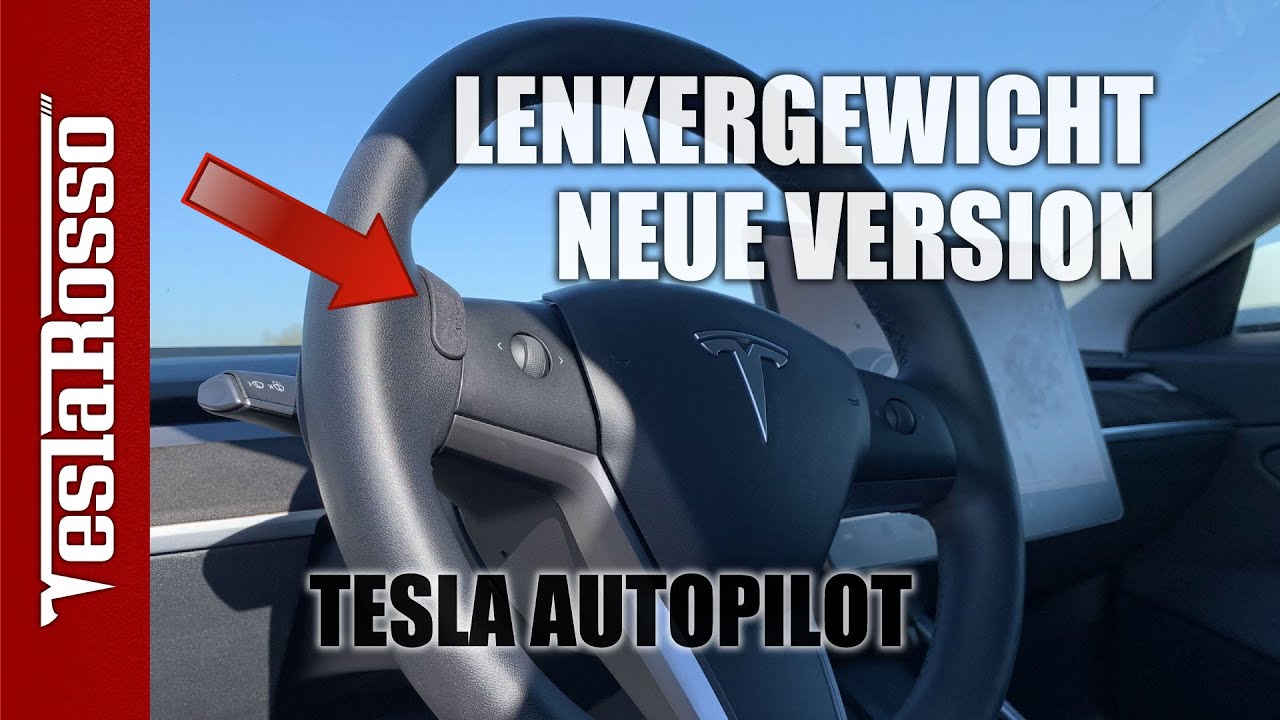 Tesla Model 3 und Model Y: Lenkrad-Gegengewicht, Autopilot-Buddy