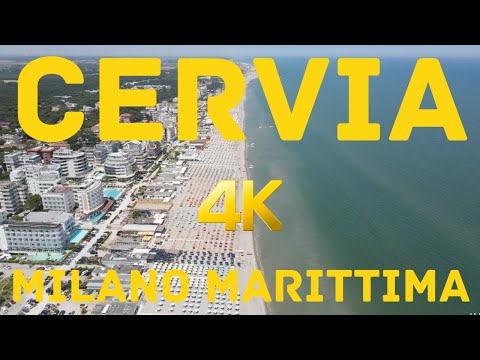 ITALIA BELLA * CERVIA - MILANO MARITTIMA (4K), Emilia Romagna, drone