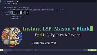 Nvim Autocomplete: LSP,  mason+ blink #nvim 4.0