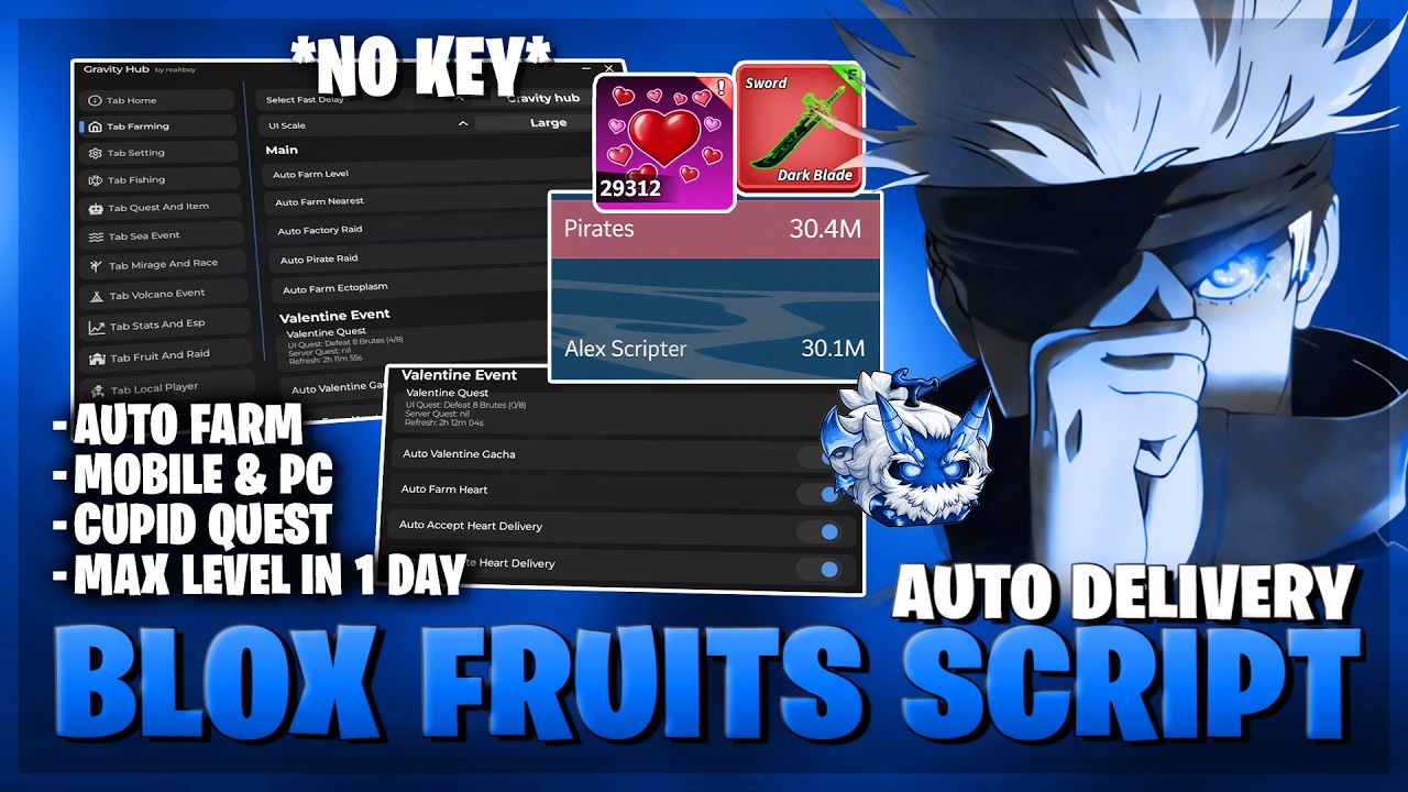 [🌊 ЛУЧШИЙ] Скрипт для Blox Fruits – БЕЗ КЛЮЧА | АВТОСАЛОГИ | АВТОФАРМ | МАКСИМАЛЬНЫЙ УРОВЕНЬ | ФР...
