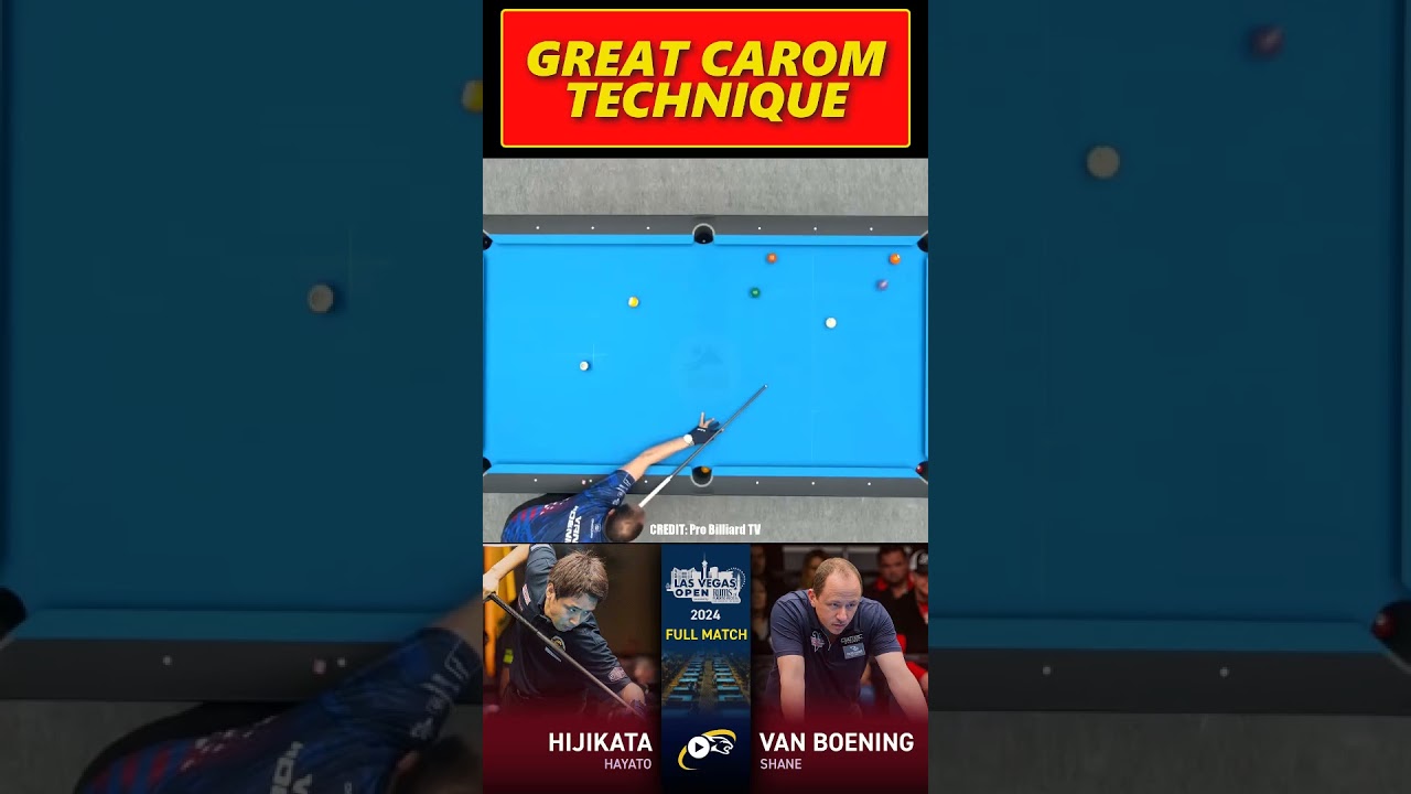 Great Carom Technique ▸ Shane Van Boening