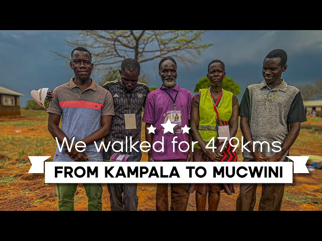 The #Super 4 walked from Kampala to Mucwini In Kitgum class=