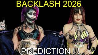 WWE Backlash 2026 Prediction Video: Asuka vs Iyo Sky #WWE #Backlash