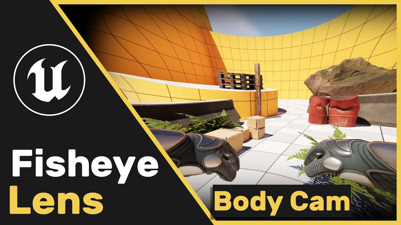 UE4 | UE5 Tutorial : Fisheye Lens (BodyCam) - YouTube